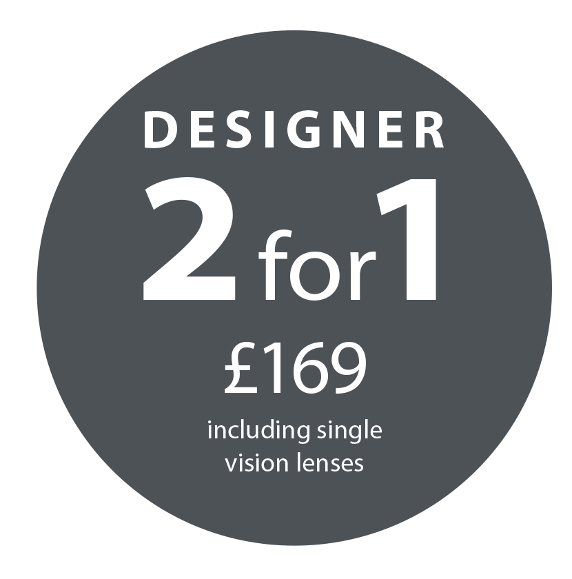 2 for 1 £169: We have the perfect glasses for you