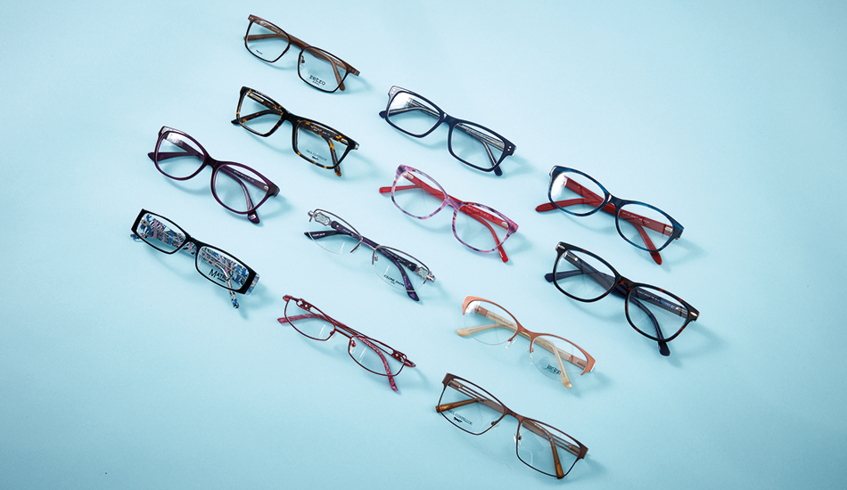 A selection of frames at The Specs Factory